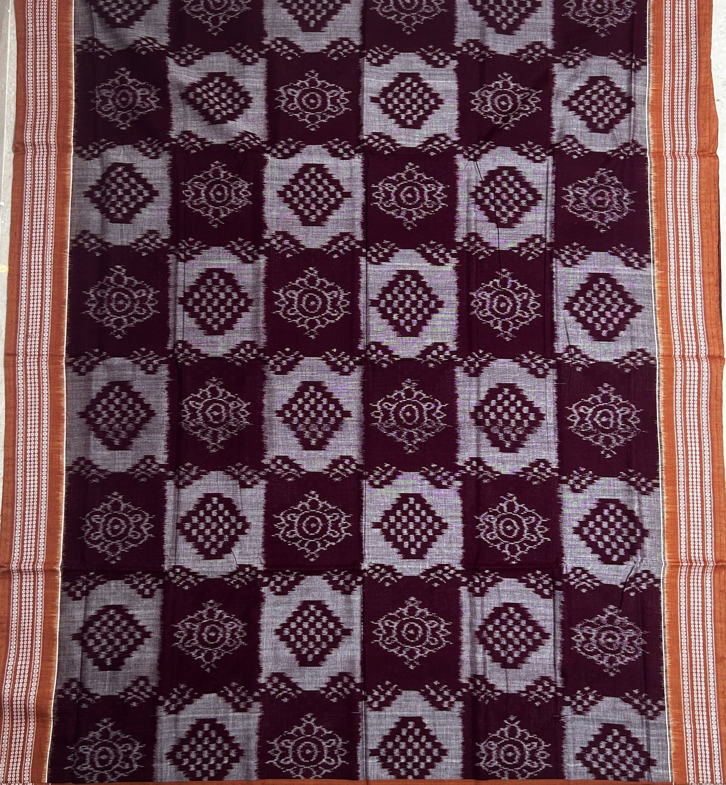 Odisha Handloom Sambalpuri Bomkai Pure Cotton Saree