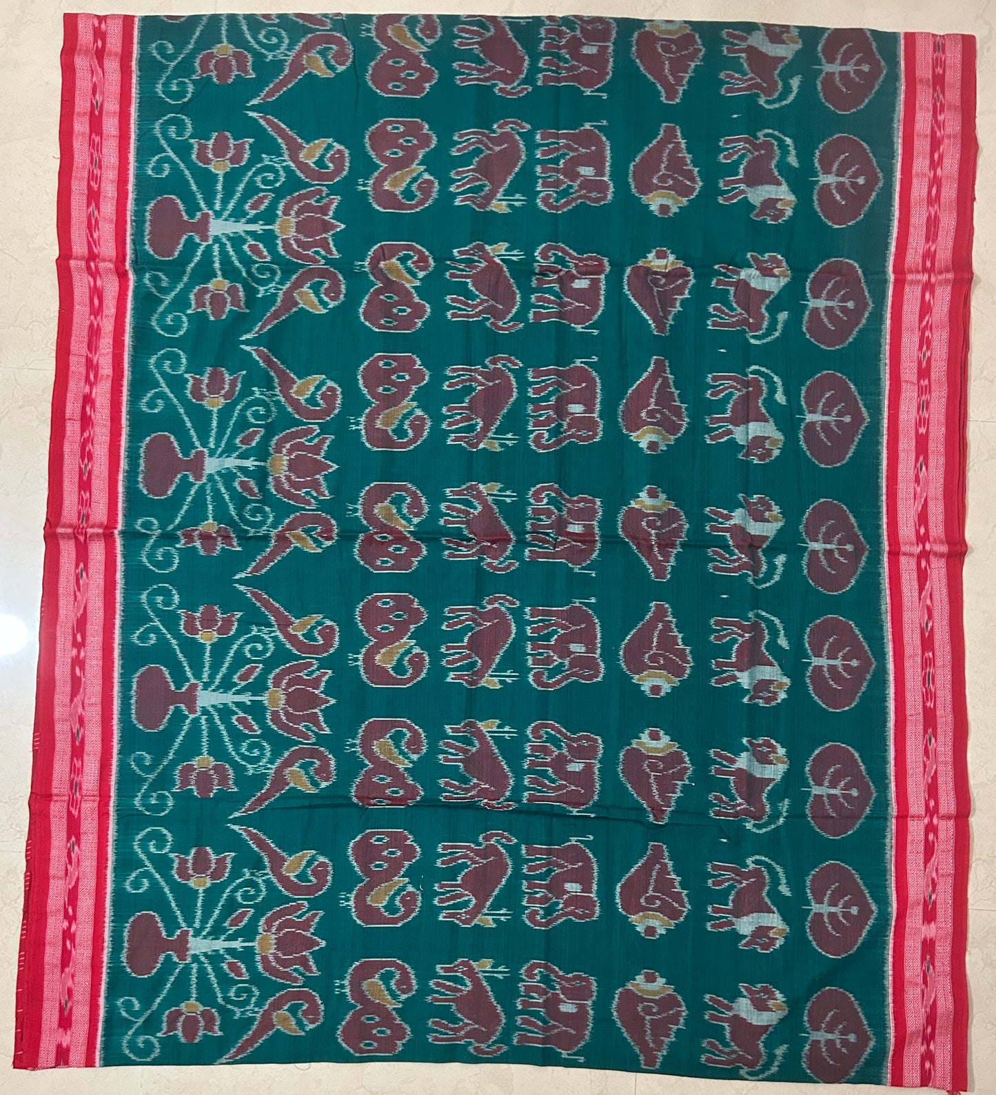 Odisha Pure cotton Nabakothi design Saree for artists and film makers from nuapatna handloom