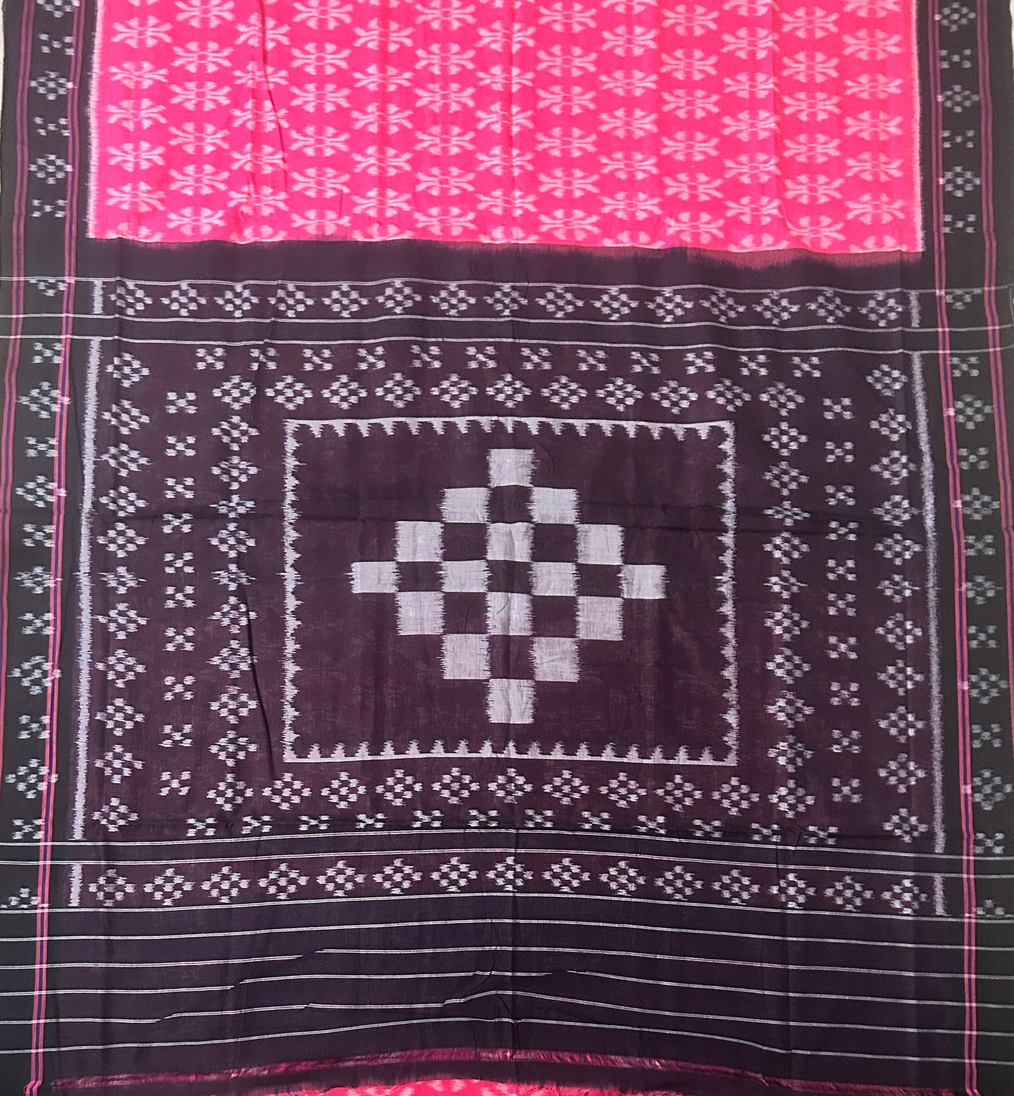 Odisha Handloom Sambalpuri best quality affordable Cotton Saree with Pasapalli design