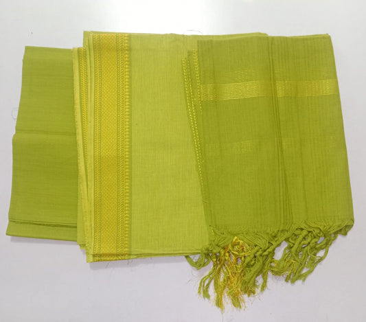 Telengana Handloom Pure Cotton Pochampally Mangalgiri Pure South Dress Set for Casual Wear