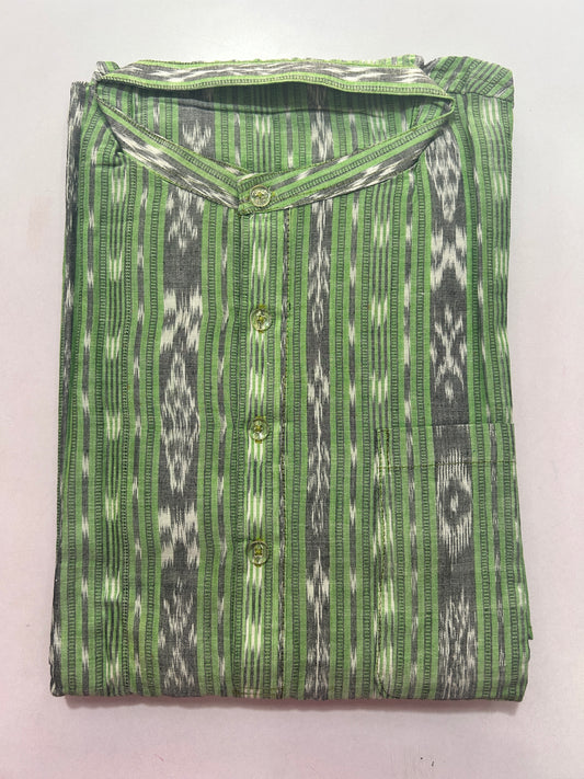 Odisha Maniabandha ikat design authentic cotton handloom Kurta for Men for Puja