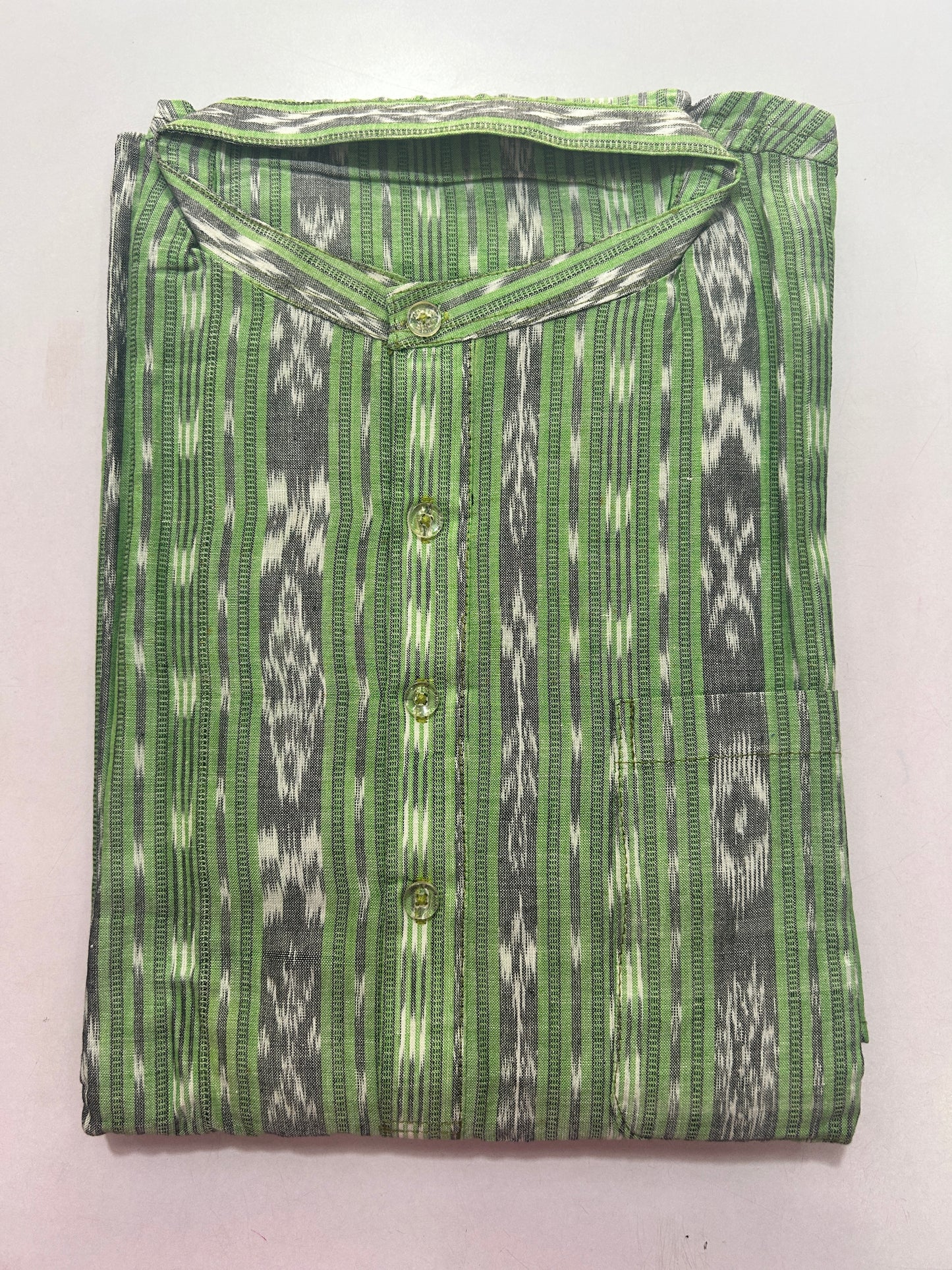 Odisha Maniabandha ikat design authentic cotton handloom Kurta for Men for Puja