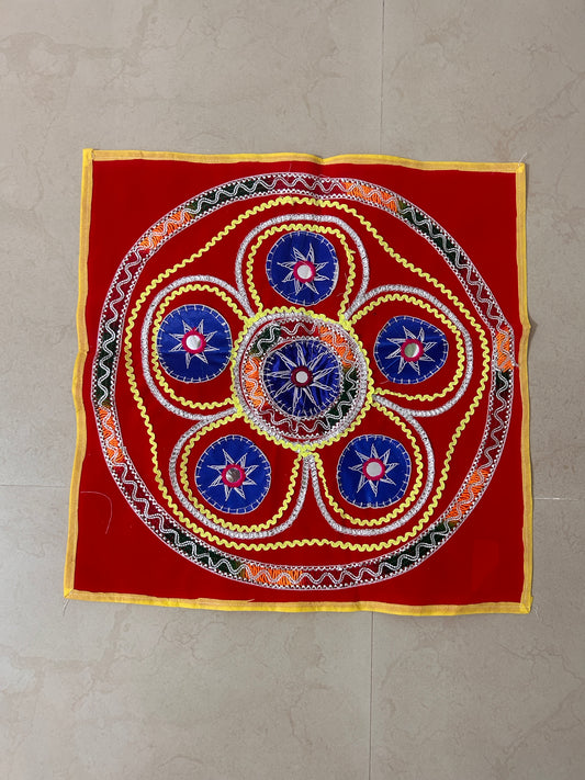 Odisha Handicraft Pipili Applique small chandua design for Puja Room