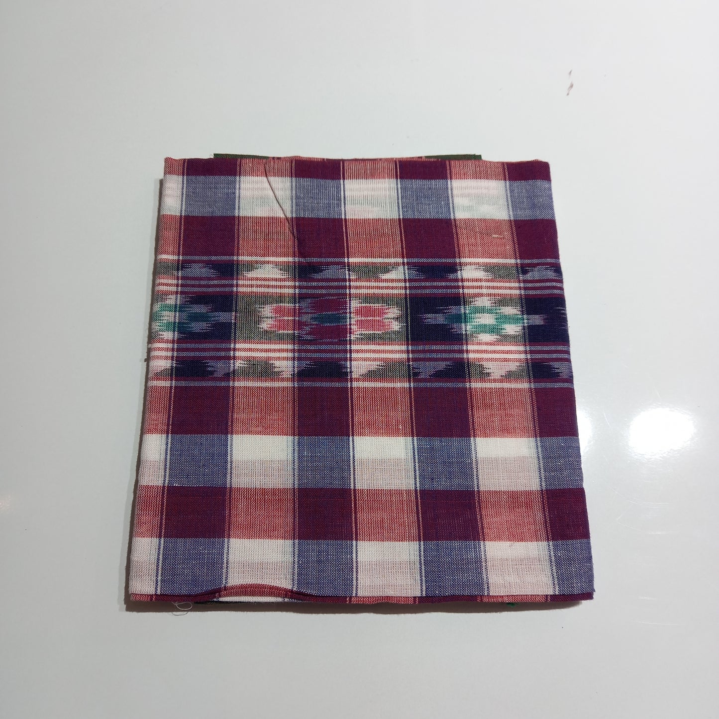 Odisha Handloom Pure Cotton Maniabandha weave gamcha or gamucha or towel