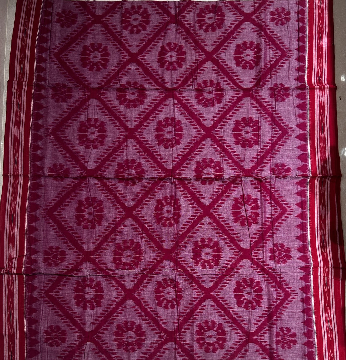 Odisha Handloom Sambalpur Bargarh Ikat Cotton Latest Tarabali design Saree