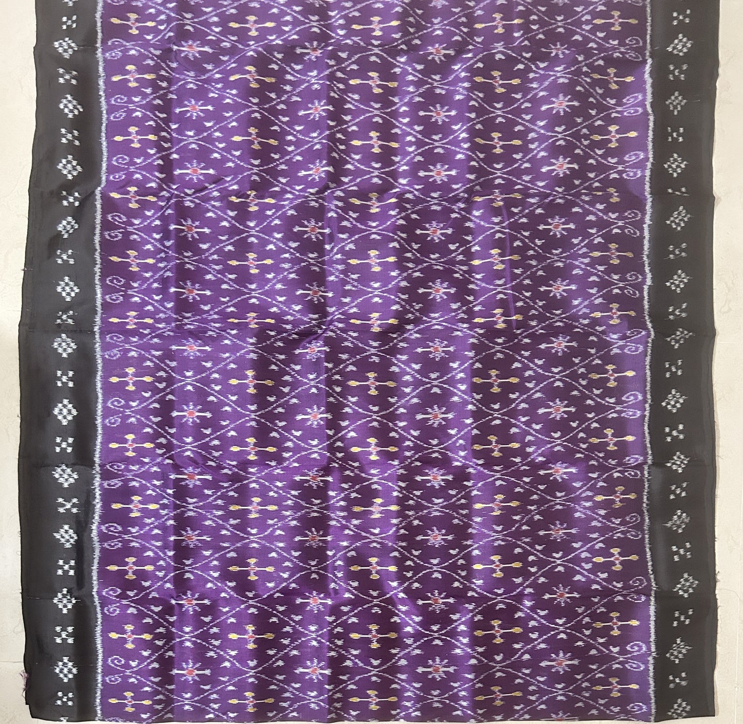 Odisha Handloom Modern design new bandha ikat Sambalpuri Pata Silk Saree