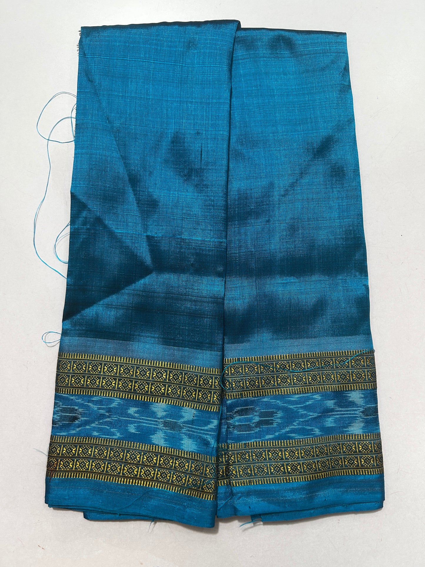 Odisha Handloom Khandua ikat design Border Silk Blouse Piece
