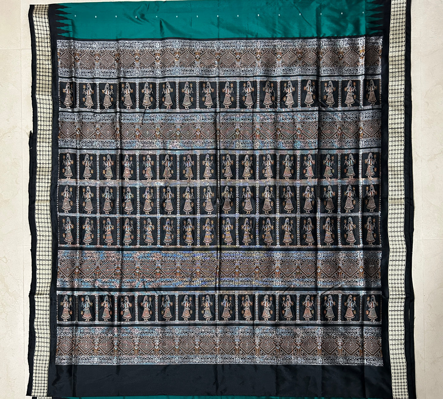 Odisha Handlooom Bomkai handloom Silk buti design party wear wedding saree