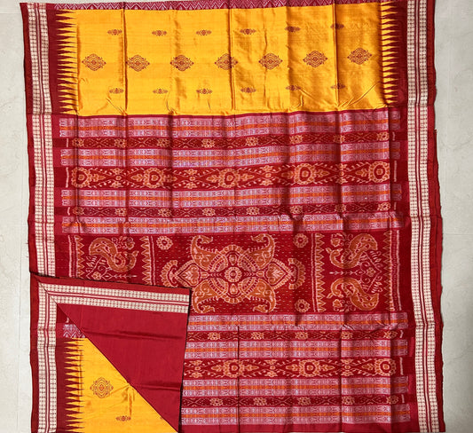 Odisha Handloom Sambalpuri Silk Saree For Wedding