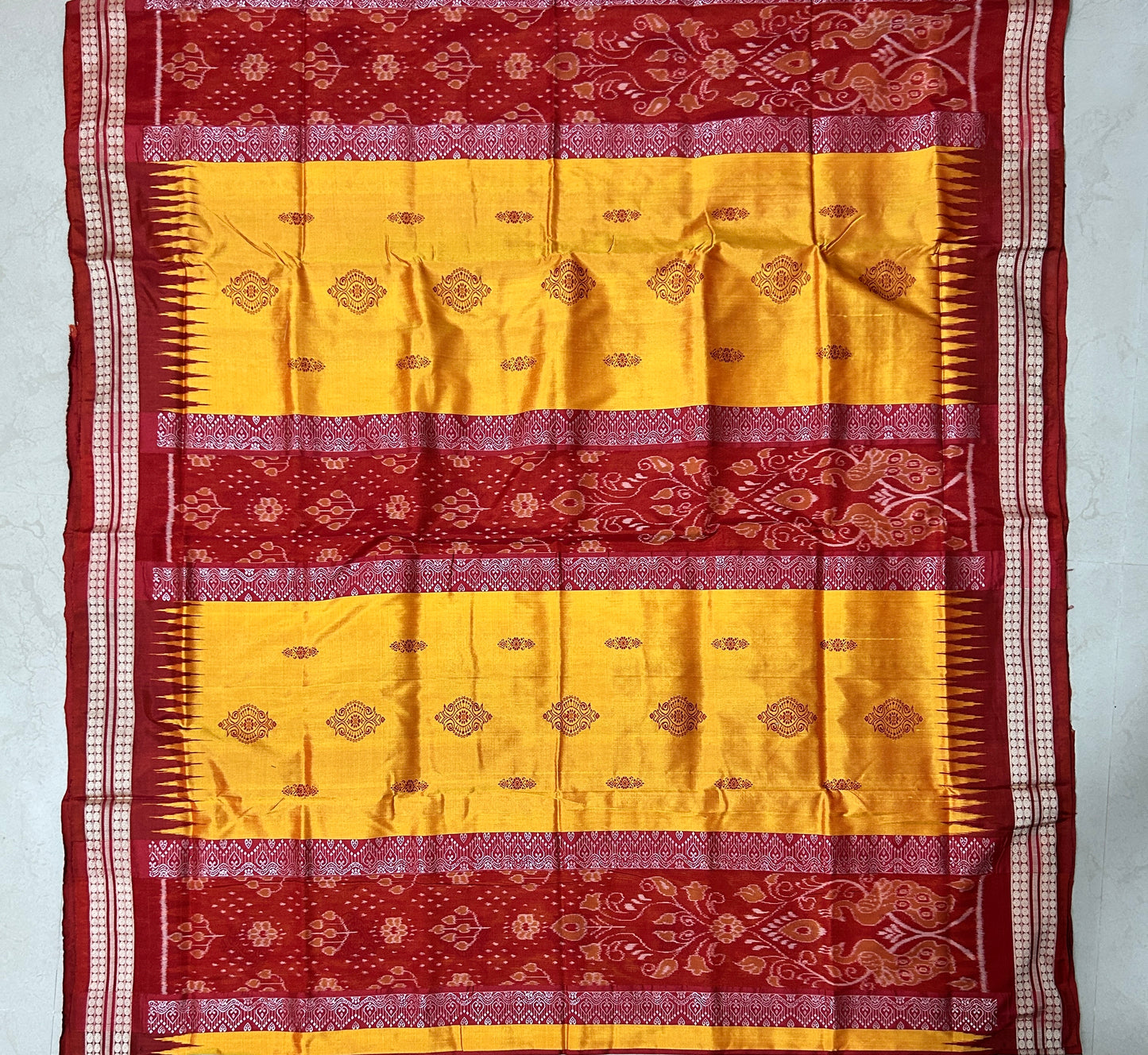 Odisha Handloom Sambalpuri Silk Saree For Wedding