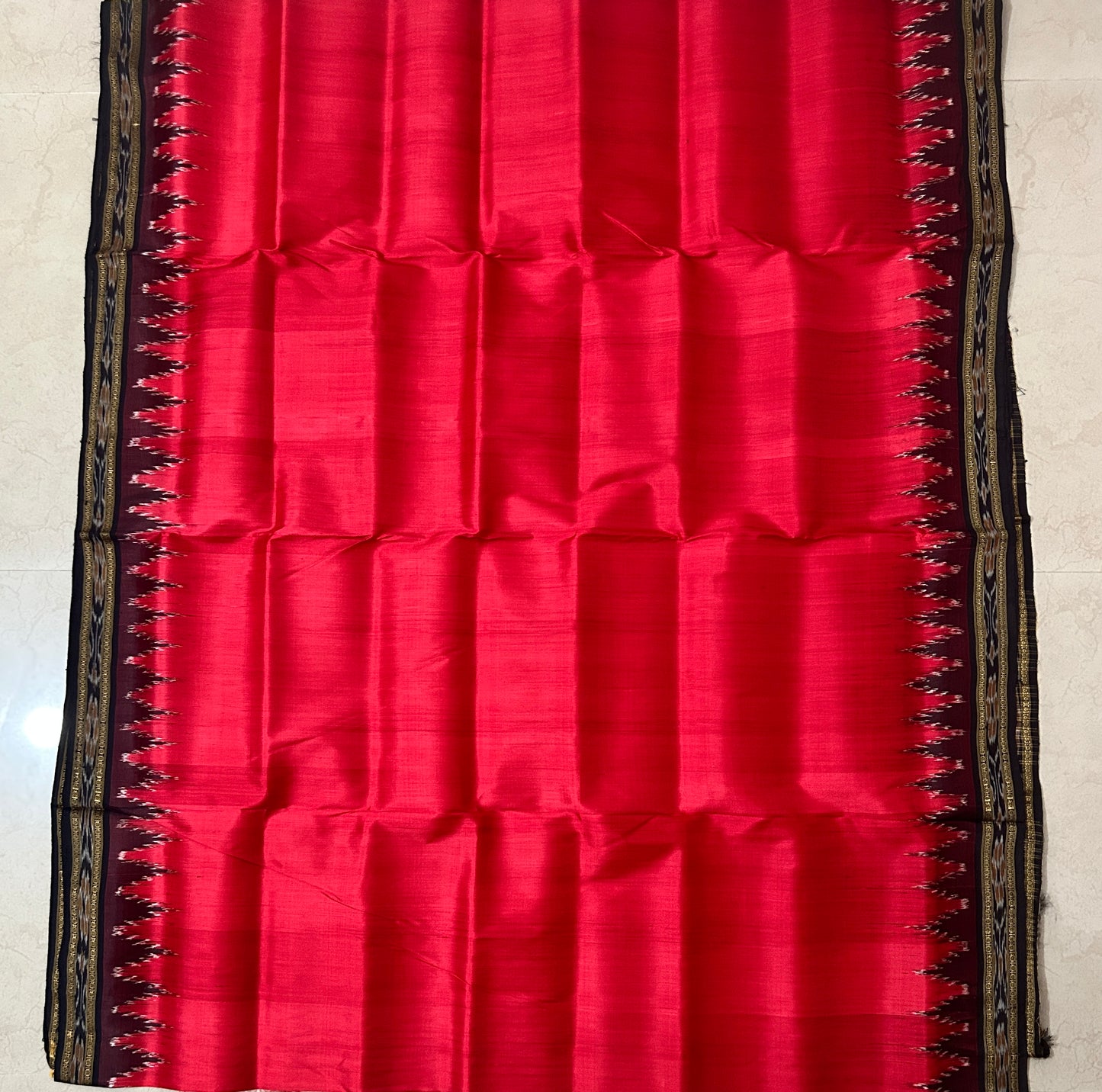 Odisha Handloom Plain Ikat khandua nuapatna silk saree for office casual wear