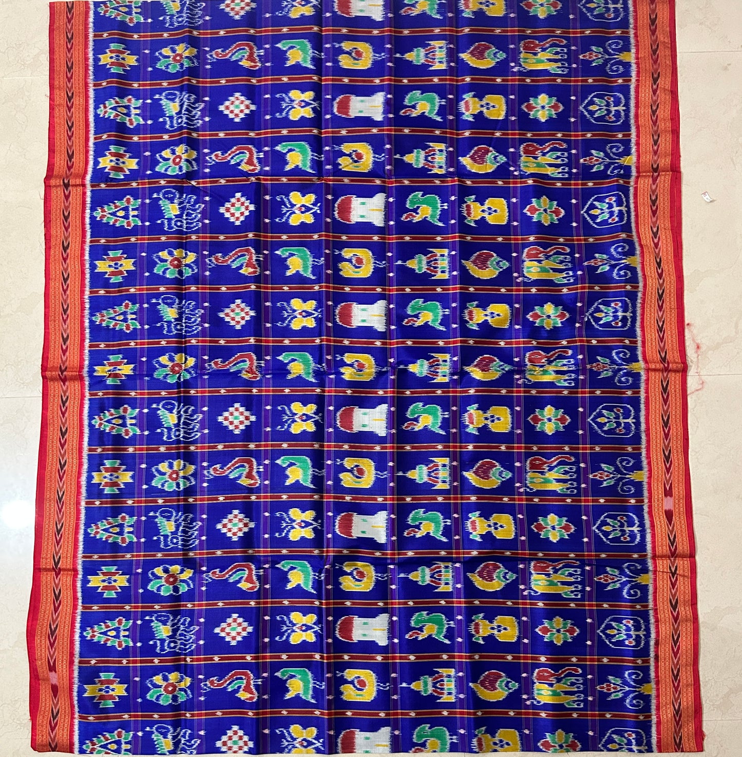 Buy Odisha handloom nuapatna pure mulberry silk bandha nabakothi saree for women