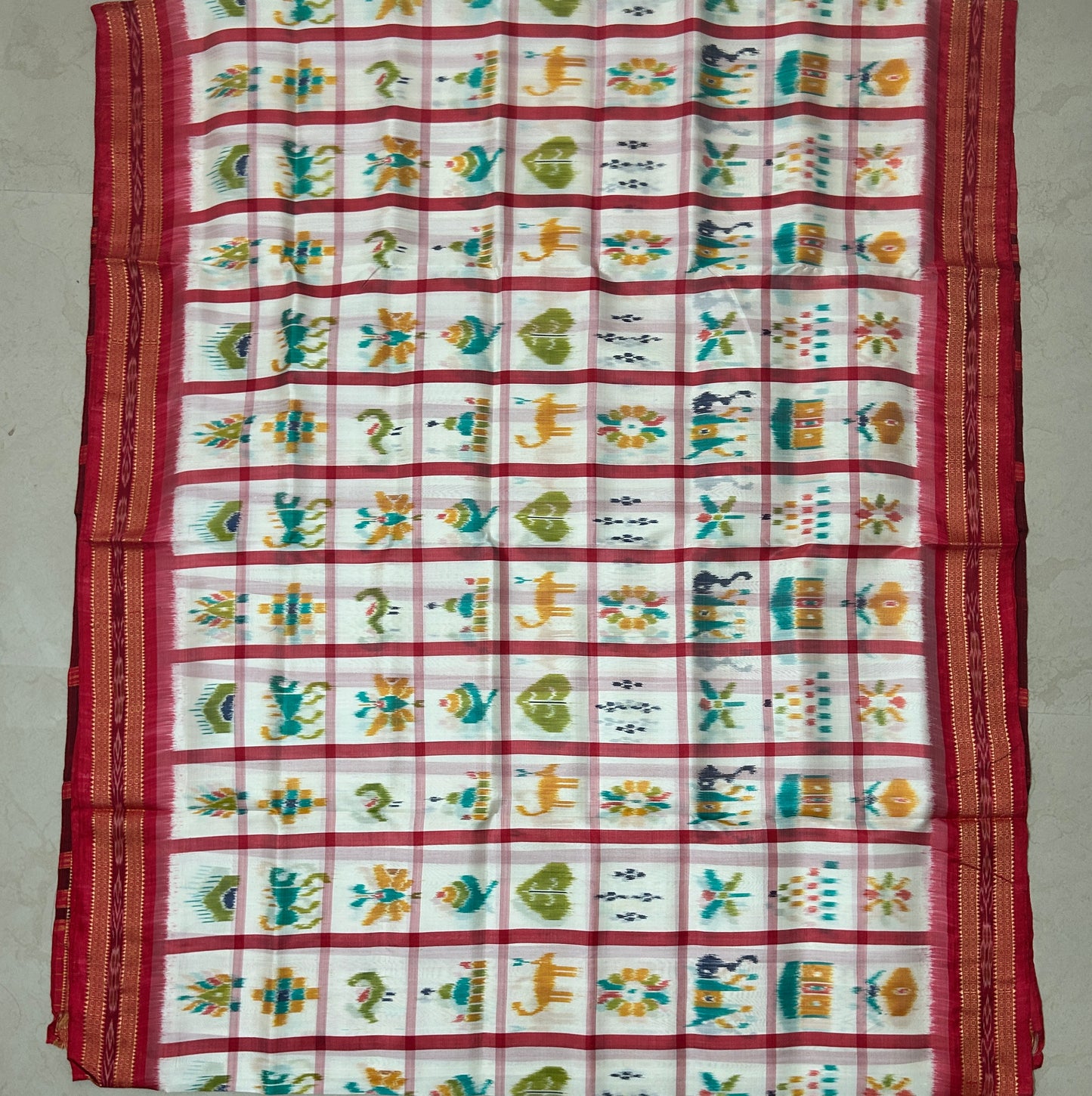 Odisha Handloom Nuapatna Nabakothi Khandua Silk Saree | Best Price