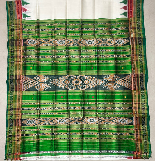 Shop latest collection of handloom nuapatna ikat bandha silk saree from odisha
