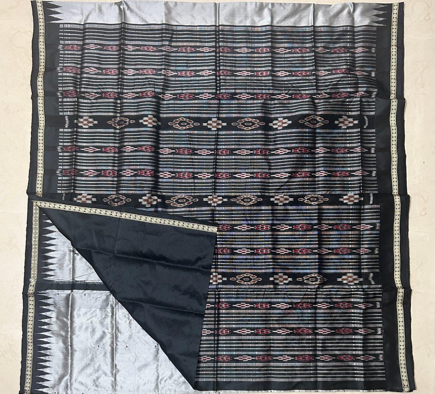 Odisha handloom Bomkai Sambalpuri Silk Women Saree from Sonepur for Party wear