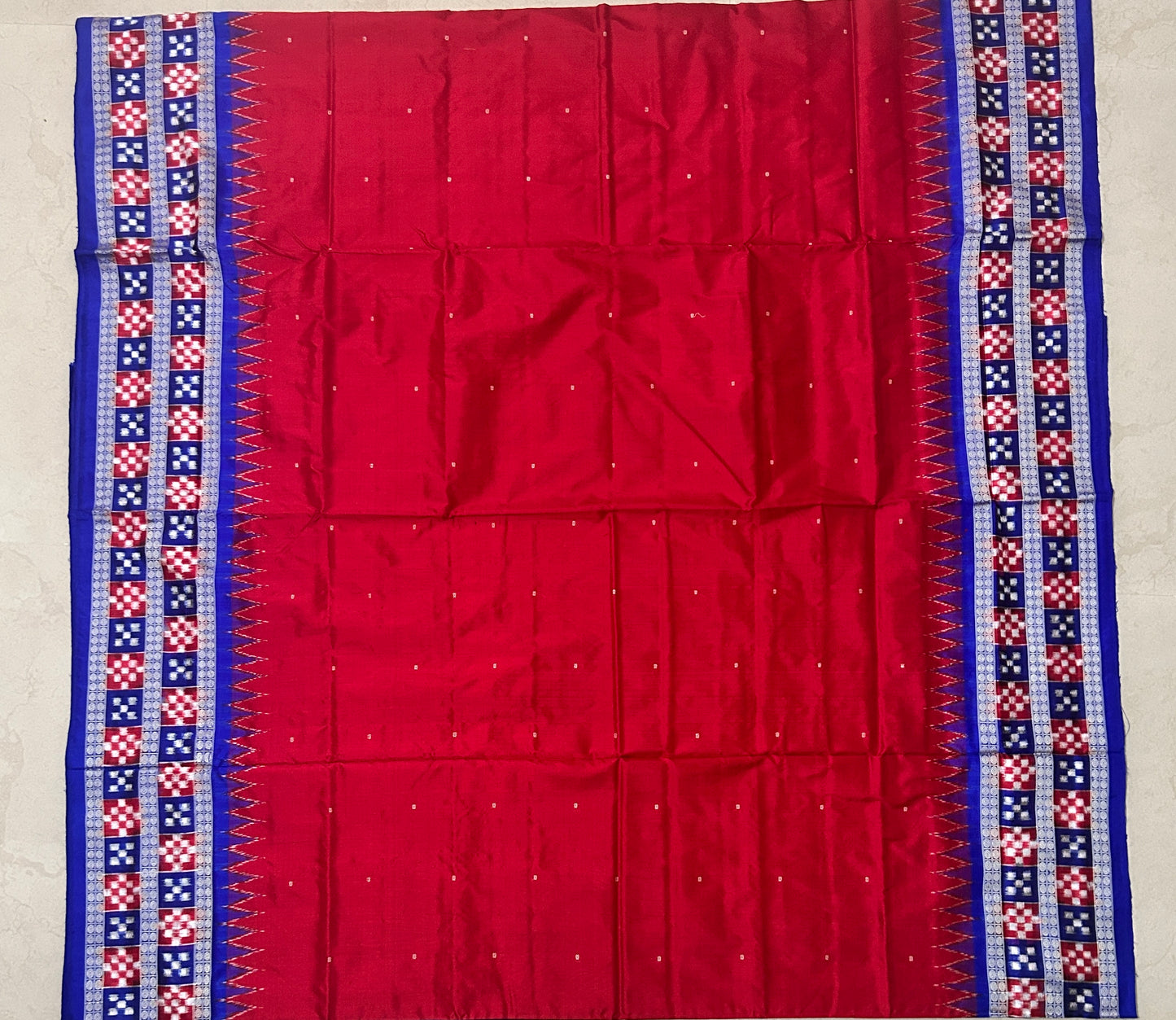 Buy authentic sambalpuri pasapalli ikat silk saree from sonepur with Silkmark | Odisha handloom