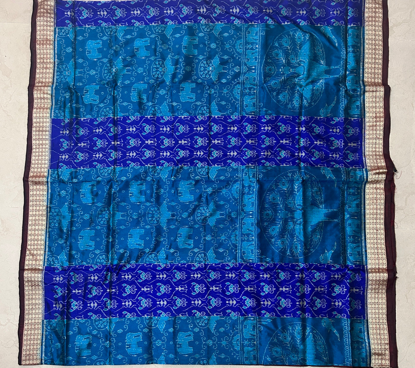 Odisha Handloom Sambalpuri Silk New Pattern handwoven Saree for Marriage Parties