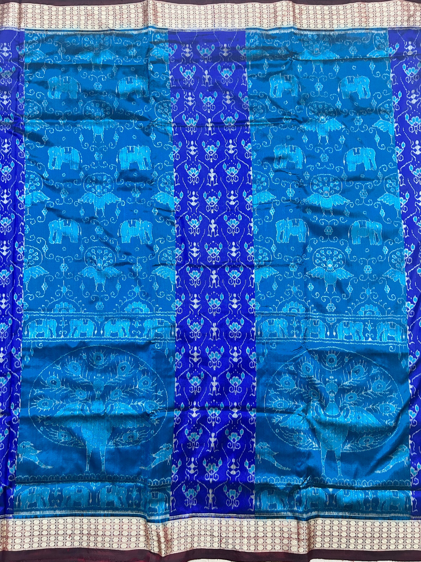 Odisha Handloom Sambalpuri Silk New Pattern handwoven Saree for Marriage Parties