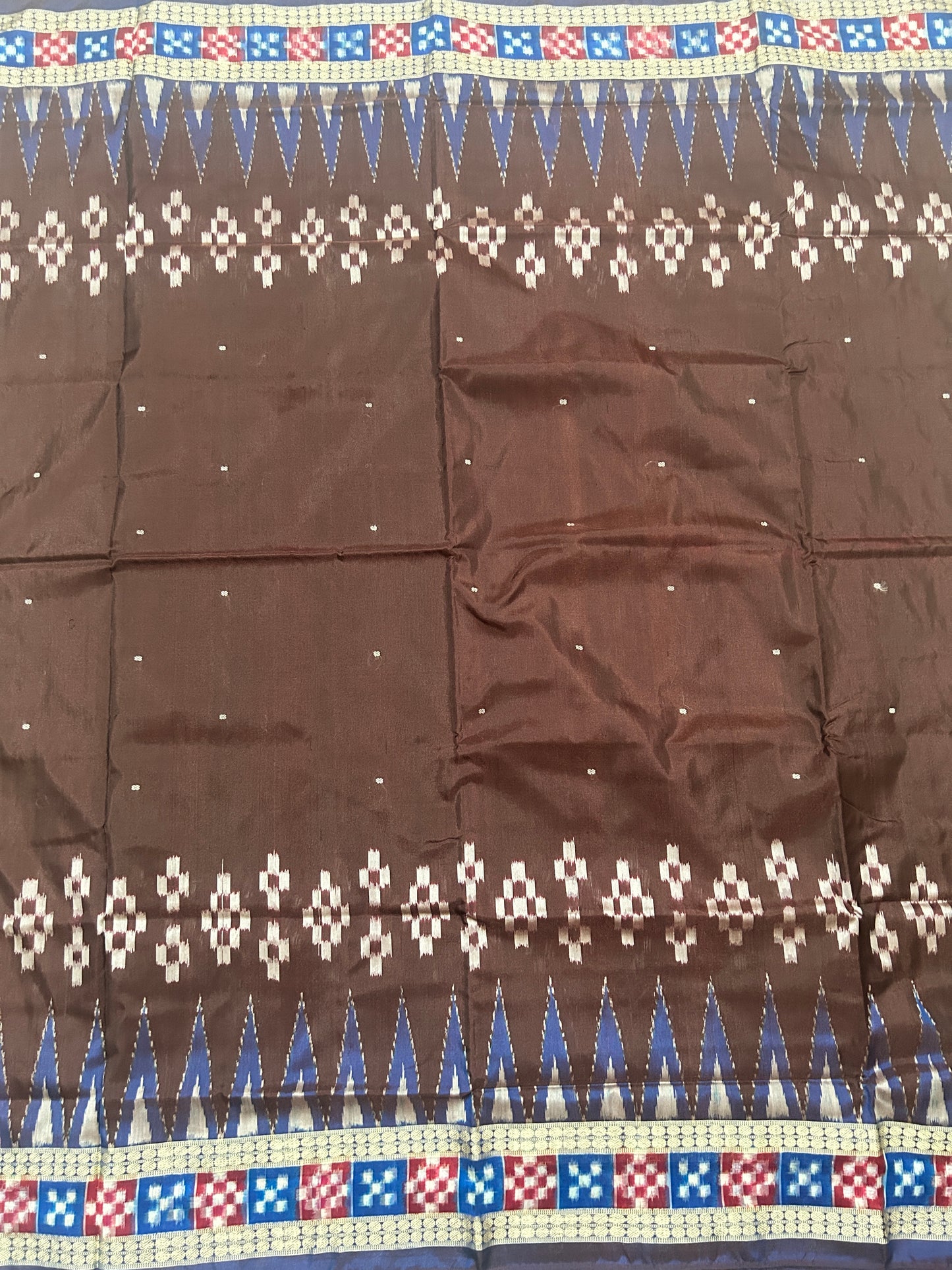 Odisha handloom Sambalpuri ikat design bandha work pure silk saree for Party