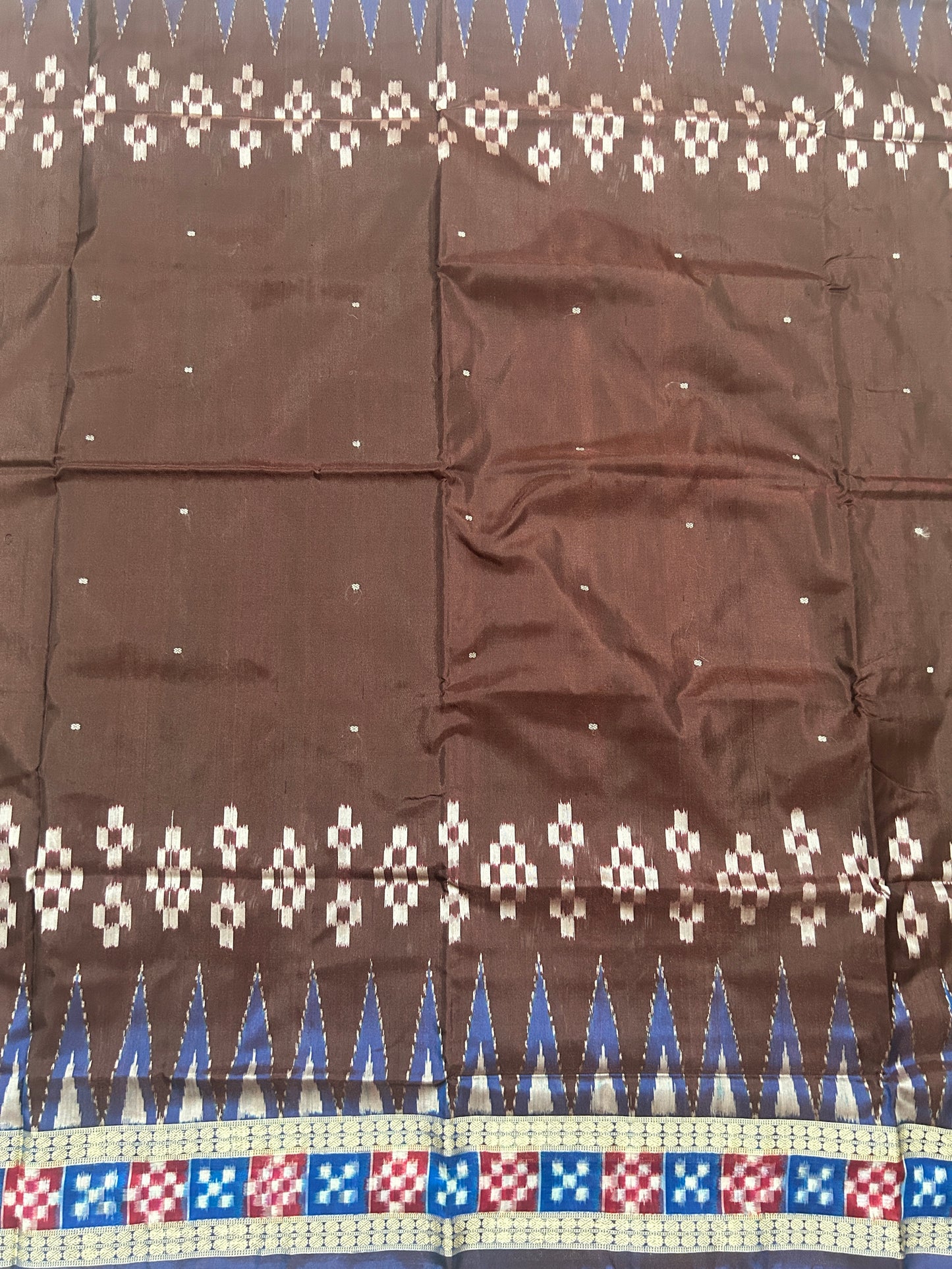 Odisha handloom Sambalpuri ikat design bandha work pure silk saree for Party