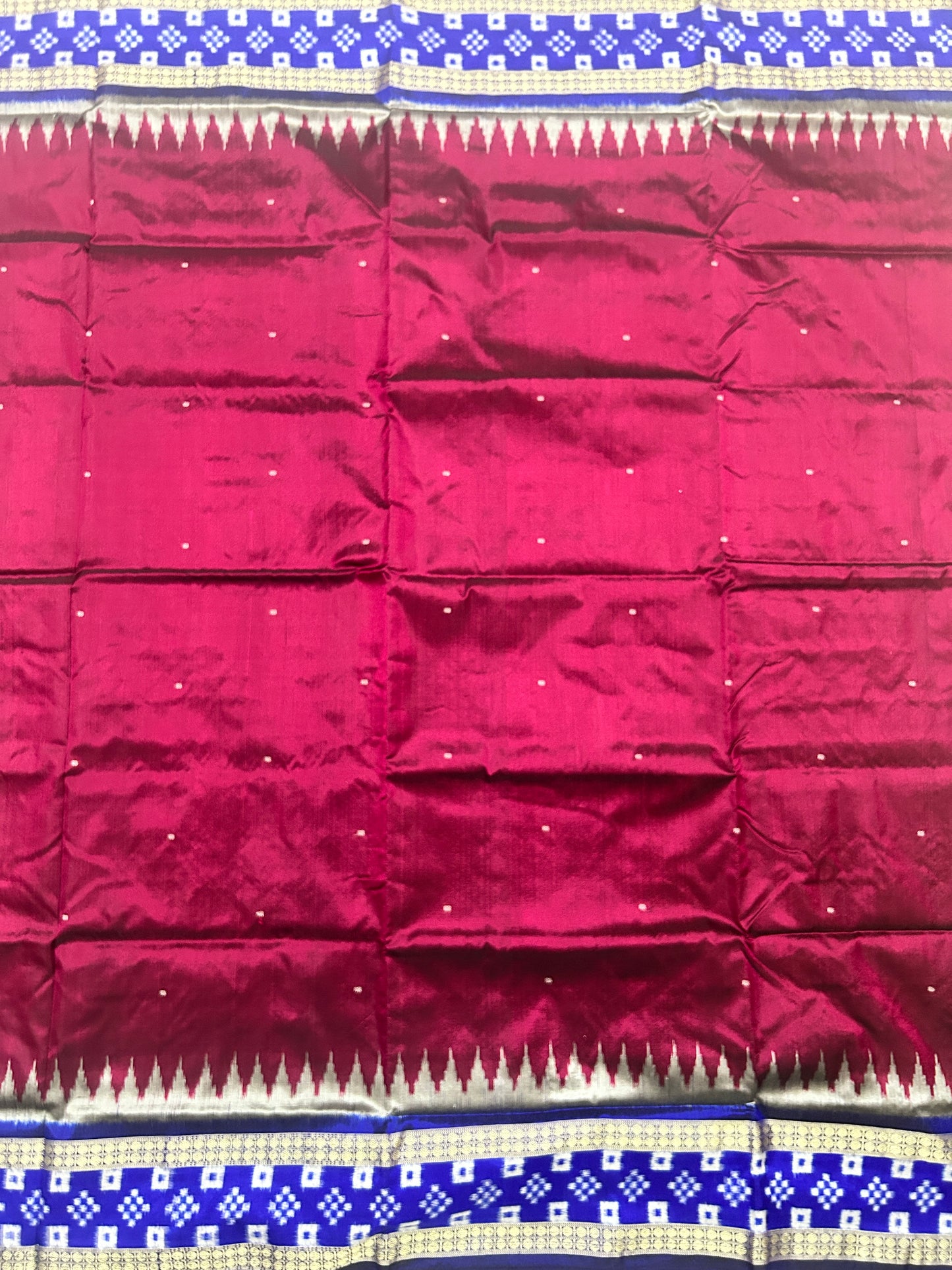 Odisha Handloom Pure Silk Sambalpuri Ethnic Saree for Wedding Wear