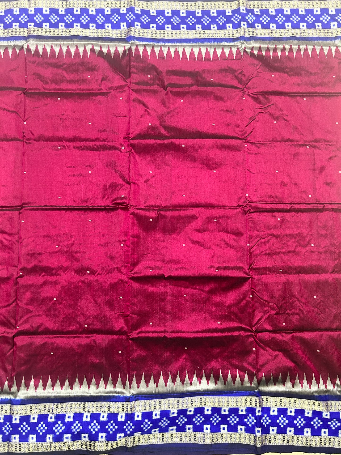 Odisha Handloom Pure Silk Sambalpuri Ethnic Saree for Wedding Wear