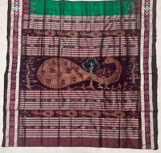 Odisha Handloom Exclusive bomkai Silk Sonepur Pattu saree for wedding