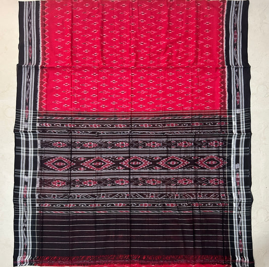 Odisha Famous handloom ikkat bandha pure cotton saree from Nuapatna