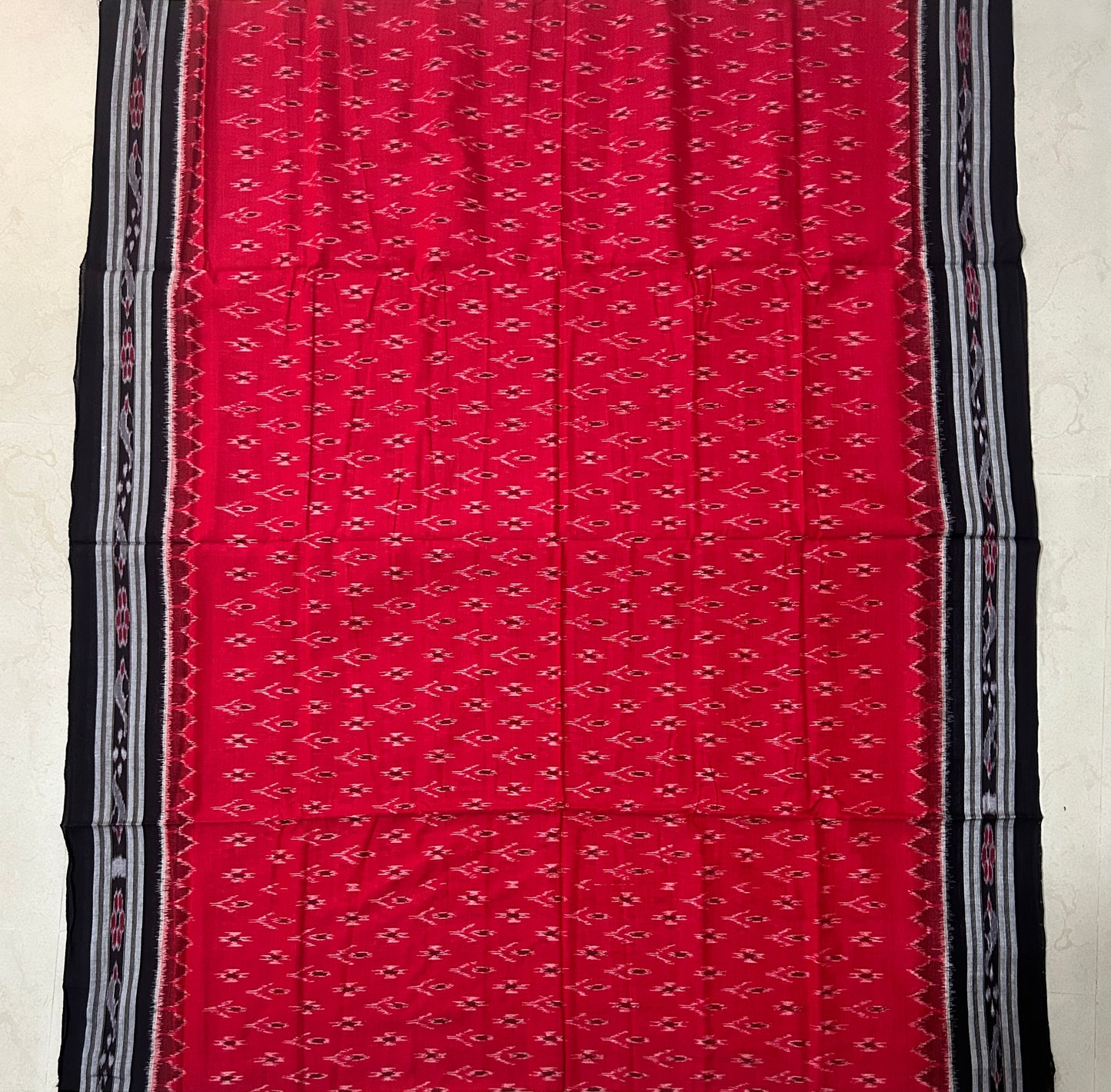 Odisha Famous handloom ikkat bandha pure cotton saree from Nuapatna