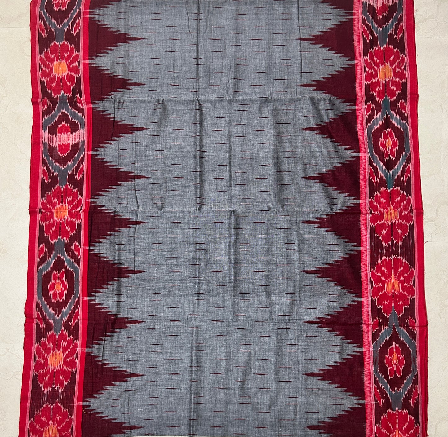 Odisha Handloom Maniabandha Pure ikkat Cotton saree for daily wear
