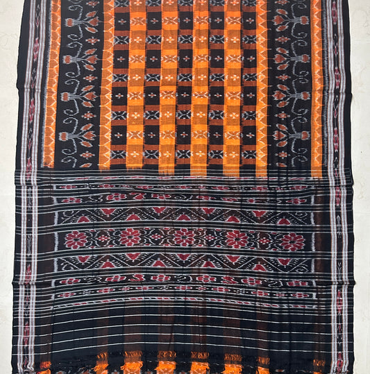 Odisha Maniabandha ikat cotton Handloom pure cotton saree for mother