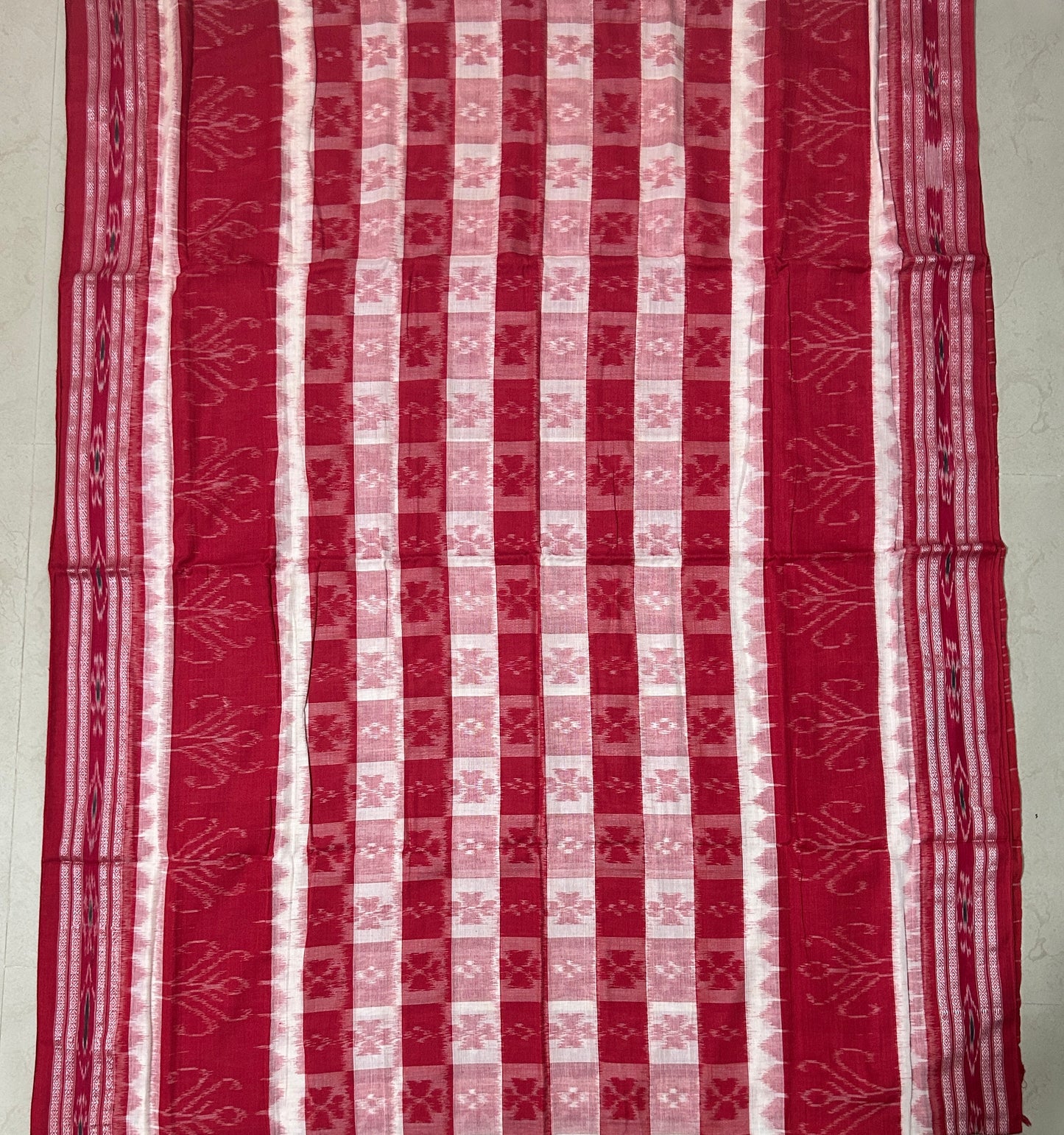 Odisha Handloom nuapatna ikkat cotton box design best seller saree