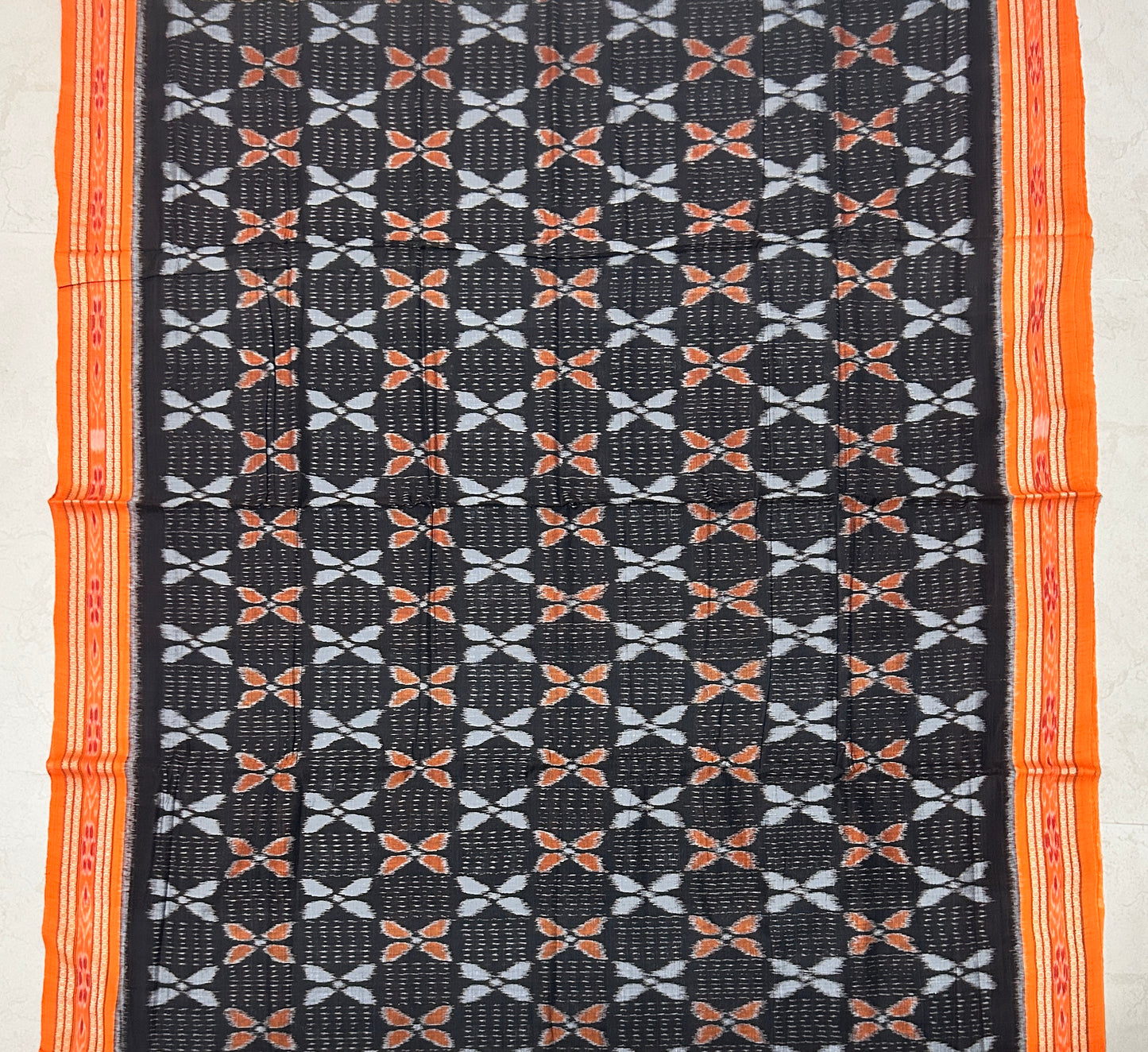 Odisha Handloom Sambalpuri design bandha ikkat cotton saree from Barpalli