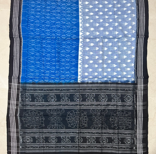 Odisha handloom Sambalpuri Bomkai design Barpali weaving cotton saree