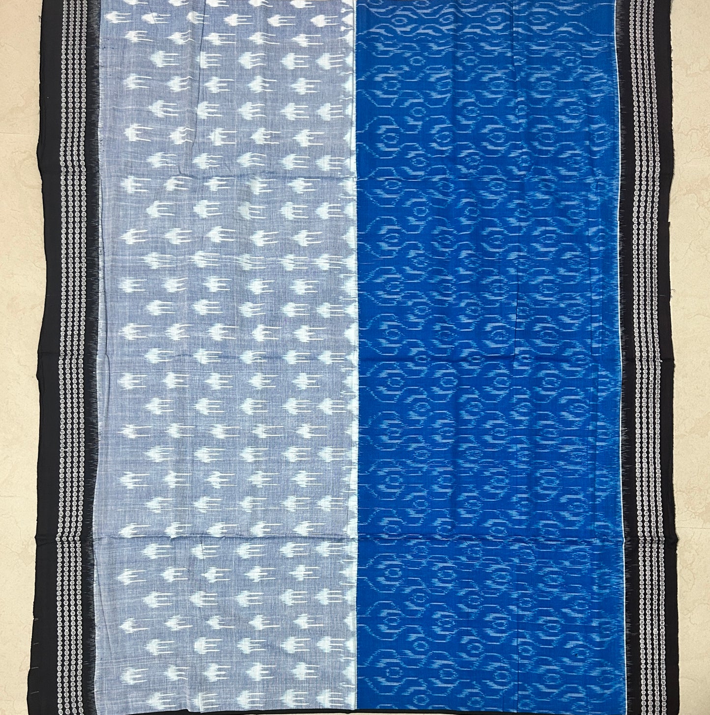 Odisha handloom Sambalpuri Bomkai design Barpali weaving cotton saree