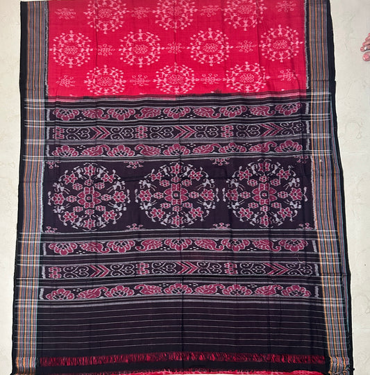 Odisha handloom nuapatna special motifs design cotton saree for women