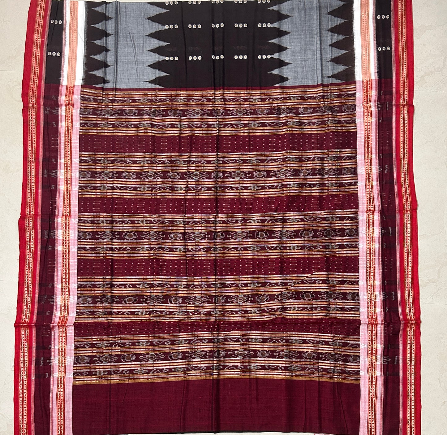 Odisha Handloom pure bomkai cotton saree for wedding shopping