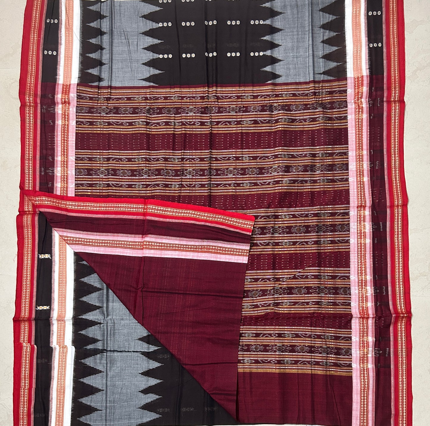 Odisha Handloom pure bomkai cotton saree for wedding shopping