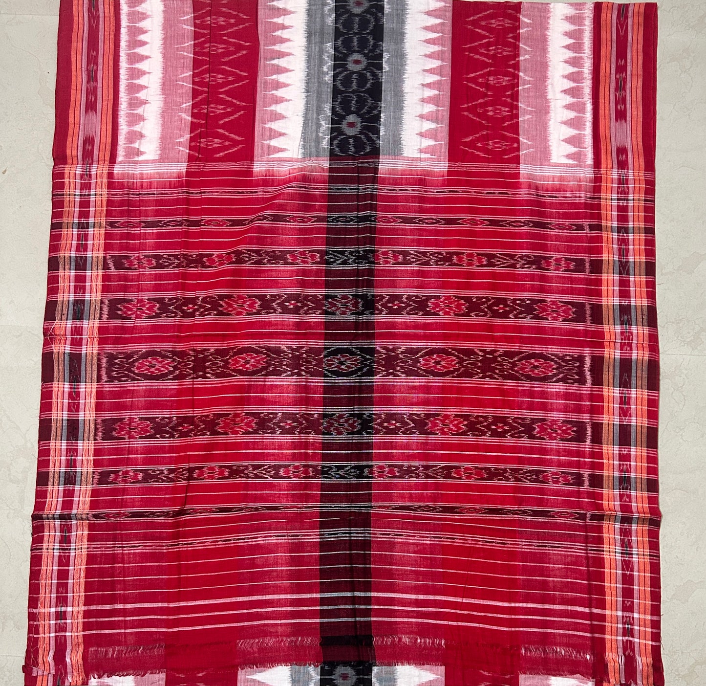 Odisha Handloom bandha design maniabandha pure cotton saree for online shopping