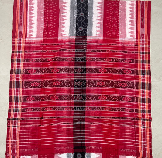 Odisha Handloom bandha design maniabandha pure cotton saree for online shopping