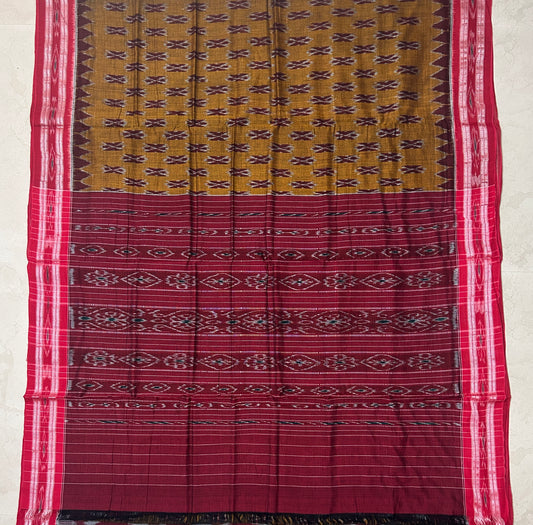 Order Nuapatna Body Bandha Ikat Khandua Design Odisha Handloom Cotton Saree