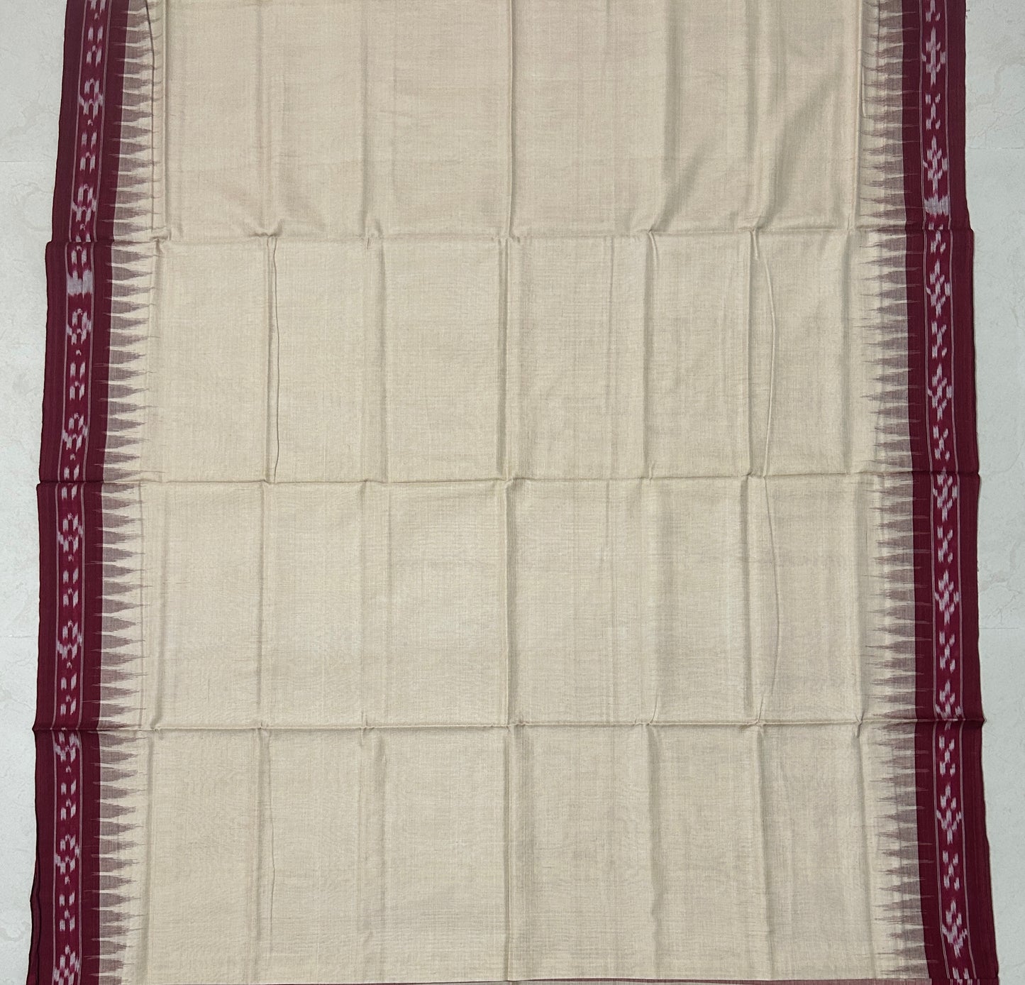 Odisha Handloom Sambalpuri bandha plain caslal abhimanpur cotton saree
