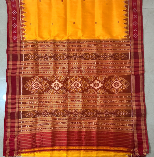 Manibandha Ikat Saree : Buy Indian handloom Odisha Silk Sari from House of Weavers