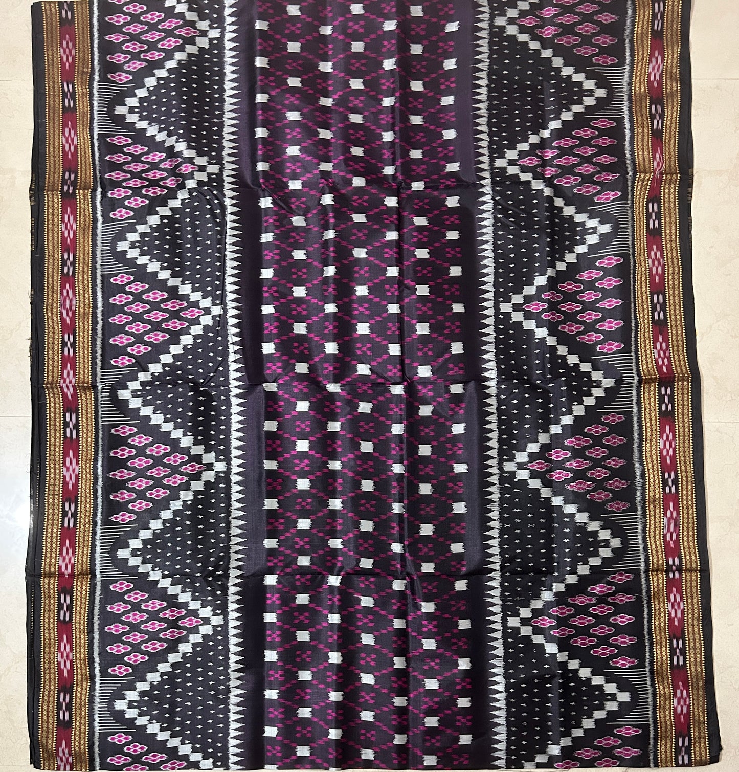 Odisha handloom Ikkat Design Silk Saree for wedding gift from nuapatna