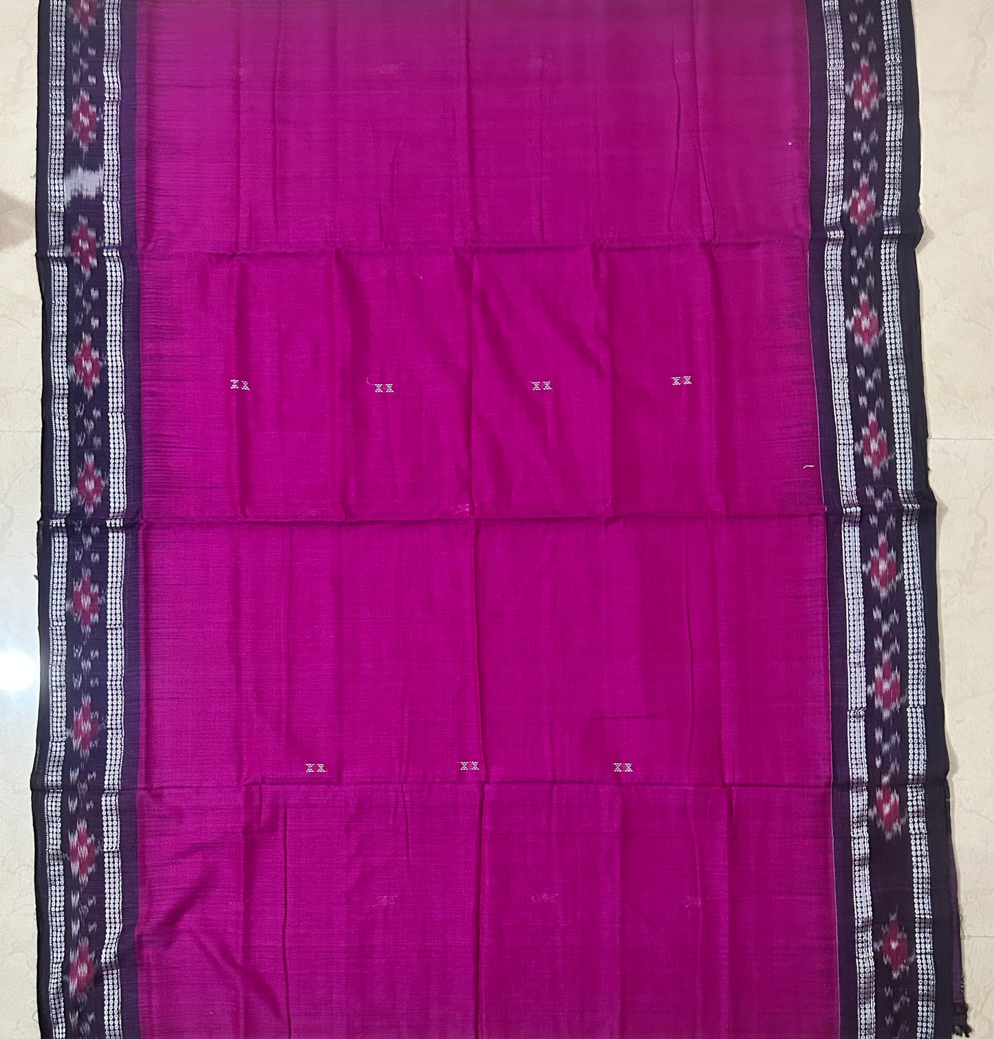 Odisha Handloom handwoven bandha plain cotton maniabandha saree for Mother
