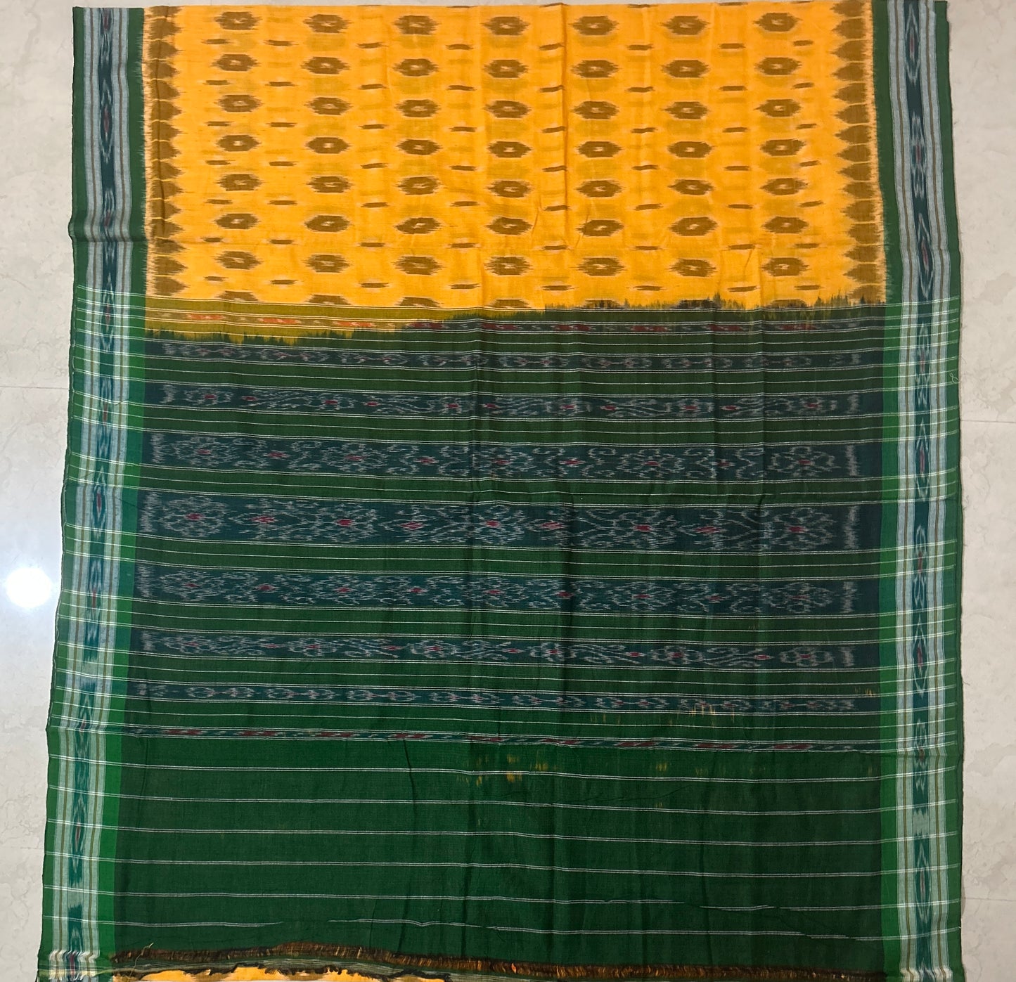 Maniabandha design Pure cotton body bandha handloom saree from Odisha