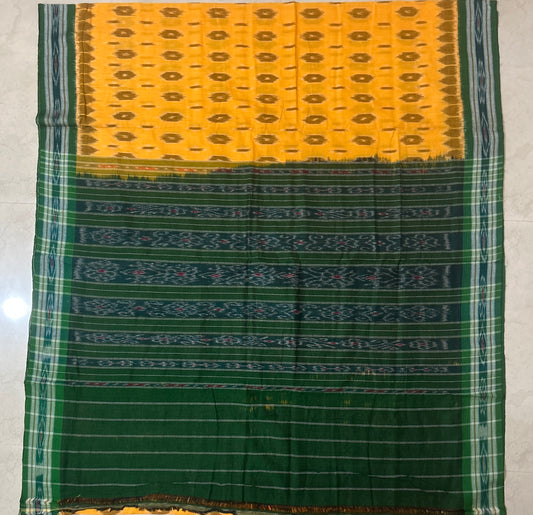Maniabandha design Pure cotton body bandha handloom saree from Odisha
