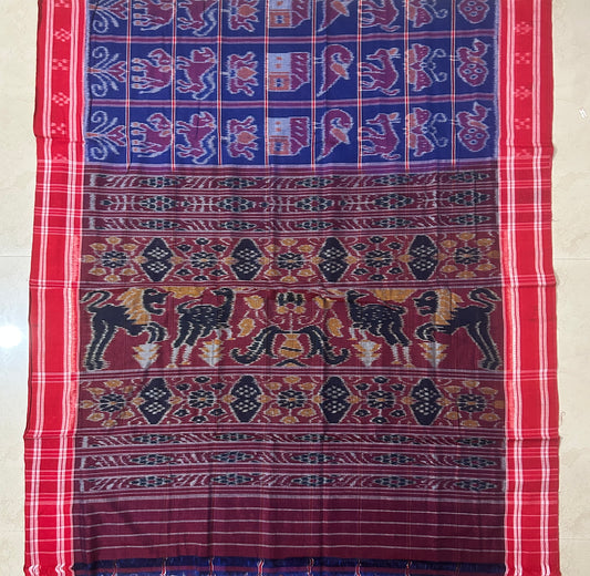 Odisha Handloom Nuapatna Ikkat nabakothi cotton sarees