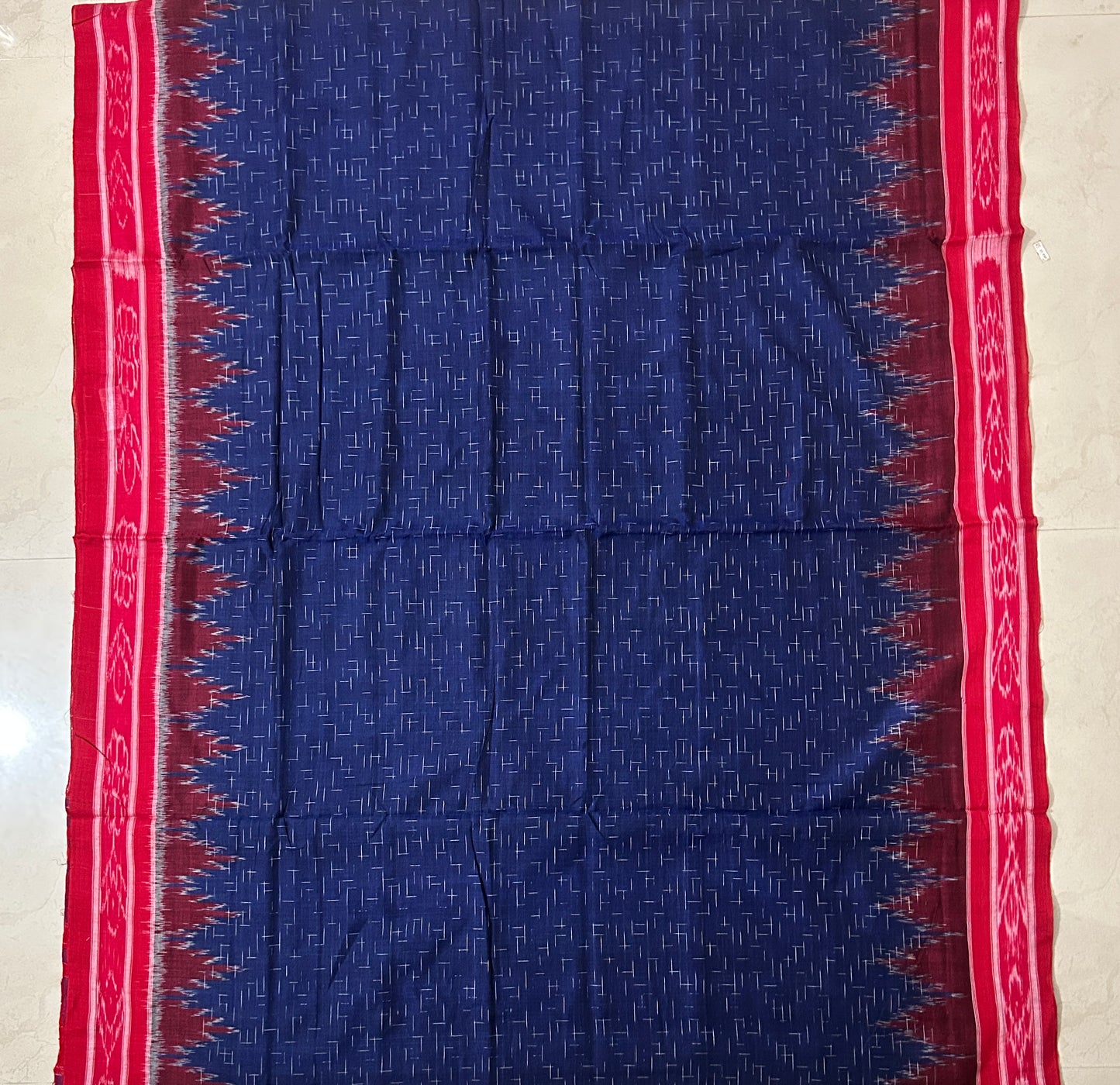 Odisha Handloom Pure Cotton Jharana ikat work maniabandha saree