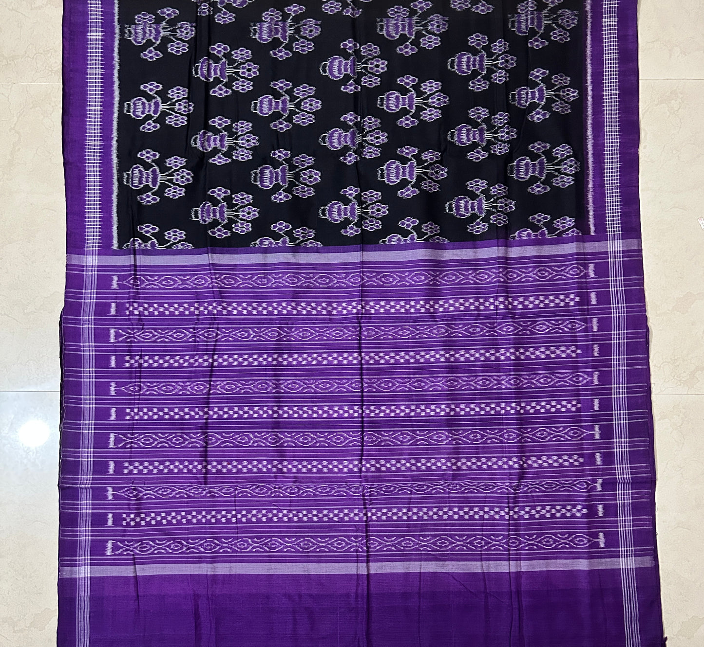 Odisha handloom bomkai cotton saree with best thread for Gift Mother